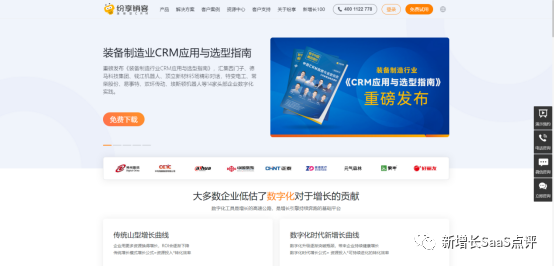 2023年国内十大SaaS系统公司排名