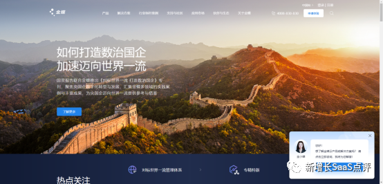 2023年国内十大SaaS系统公司排名
