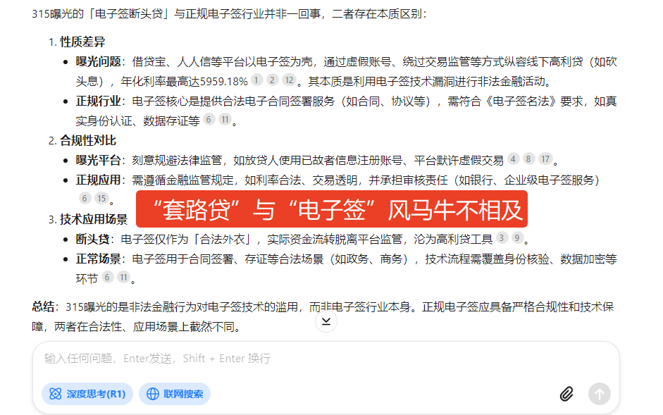 央视3·15乌龙曝光 别让电子签替高利贷买单！