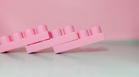 如何ps人物几何形色块