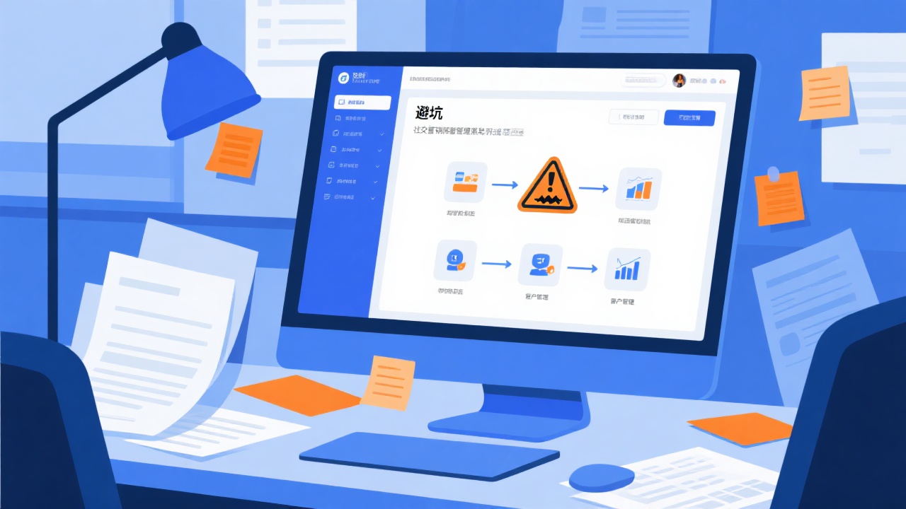 社交营销管理系统选型避坑指南:这些坑你踩过吗?