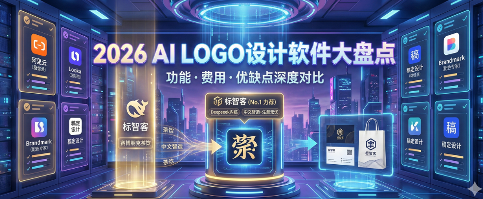 2026年生成效果最好的Logo设计软件大盘点：功能、费用及优缺点对比