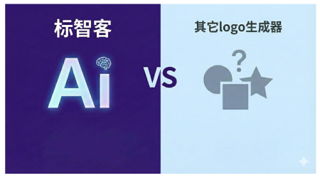 标智客AI logo生成器 vs 其他 logo 生成器，好在那儿？ [图片]