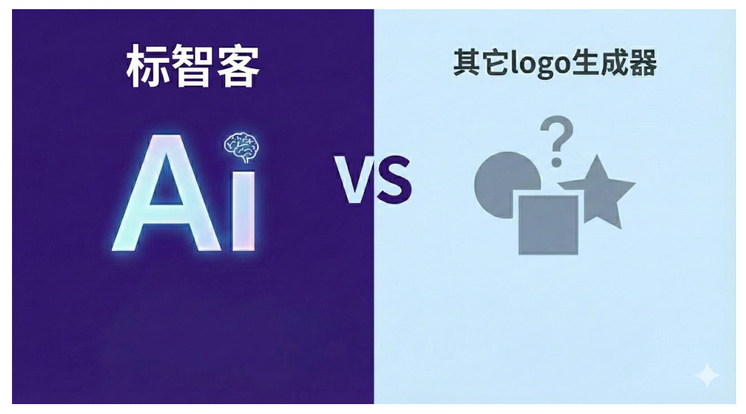 标智客AI logo生成器 vs 其他 logo 生成器，好在那儿？