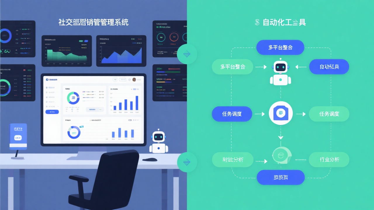 社交营销管理系统与自动化工具的区别在哪里？