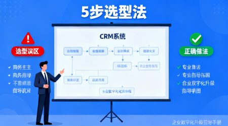 5步搞定营销型CRM系统选型：避免这些常见误区